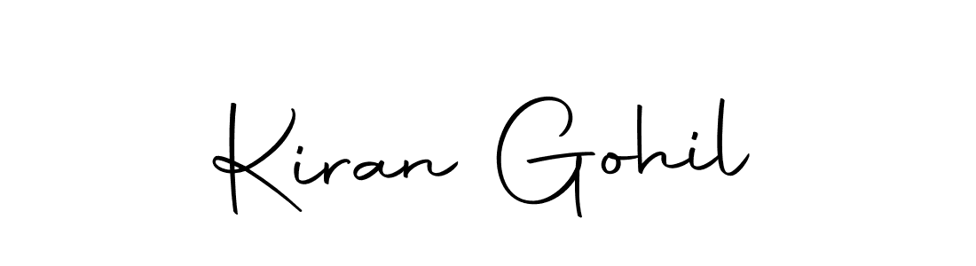 Similarly Autography-DOLnW is the best handwritten signature design. Signature creator online .You can use it as an online autograph creator for name Kiran Gohil. Kiran Gohil signature style 10 images and pictures png