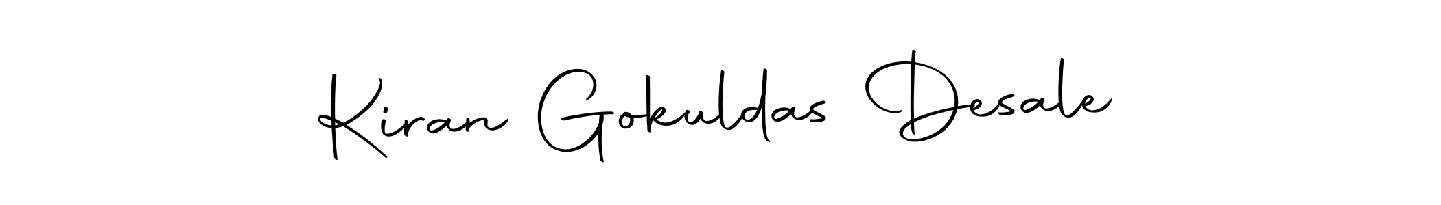 Design your own signature with our free online signature maker. With this signature software, you can create a handwritten (Autography-DOLnW) signature for name Kiran Gokuldas Desale. Kiran Gokuldas Desale signature style 10 images and pictures png