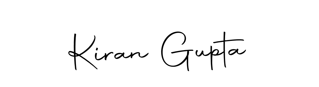 How to make Kiran Gupta name signature. Use Autography-DOLnW style for creating short signs online. This is the latest handwritten sign. Kiran Gupta signature style 10 images and pictures png