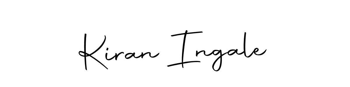 Design your own signature with our free online signature maker. With this signature software, you can create a handwritten (Autography-DOLnW) signature for name Kiran Ingale. Kiran Ingale signature style 10 images and pictures png