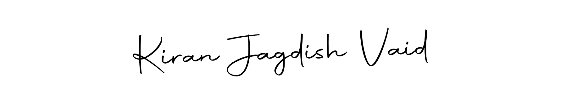 Also we have Kiran Jagdish Vaid name is the best signature style. Create professional handwritten signature collection using Autography-DOLnW autograph style. Kiran Jagdish Vaid signature style 10 images and pictures png