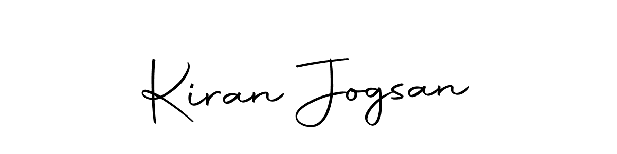 Design your own signature with our free online signature maker. With this signature software, you can create a handwritten (Autography-DOLnW) signature for name Kiran Jogsan. Kiran Jogsan signature style 10 images and pictures png