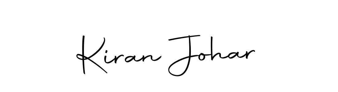 Create a beautiful signature design for name Kiran Johar. With this signature (Autography-DOLnW) fonts, you can make a handwritten signature for free. Kiran Johar signature style 10 images and pictures png