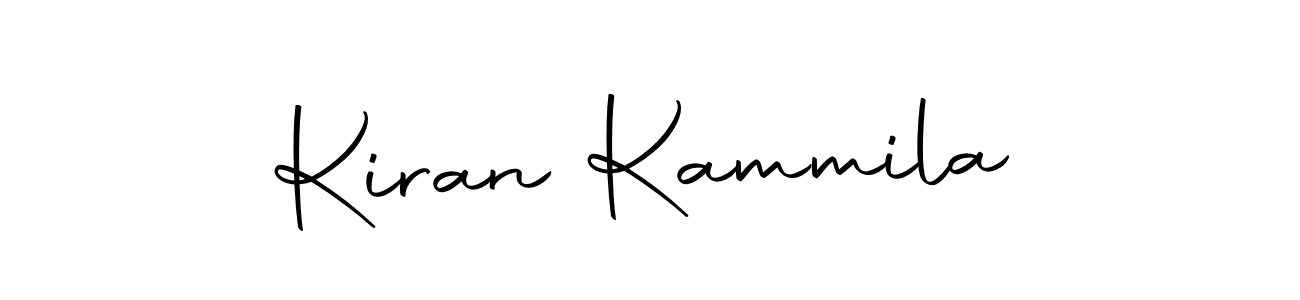Design your own signature with our free online signature maker. With this signature software, you can create a handwritten (Autography-DOLnW) signature for name Kiran Kammila. Kiran Kammila signature style 10 images and pictures png