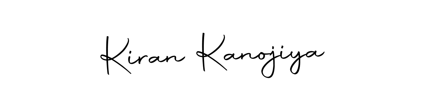 How to make Kiran Kanojiya name signature. Use Autography-DOLnW style for creating short signs online. This is the latest handwritten sign. Kiran Kanojiya signature style 10 images and pictures png