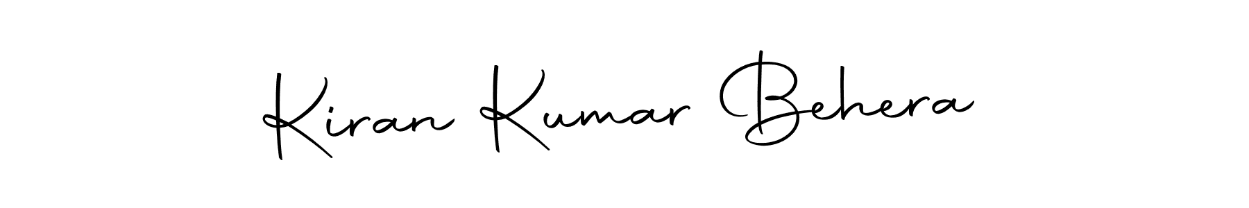 Make a short Kiran Kumar Behera signature style. Manage your documents anywhere anytime using Autography-DOLnW. Create and add eSignatures, submit forms, share and send files easily. Kiran Kumar Behera signature style 10 images and pictures png