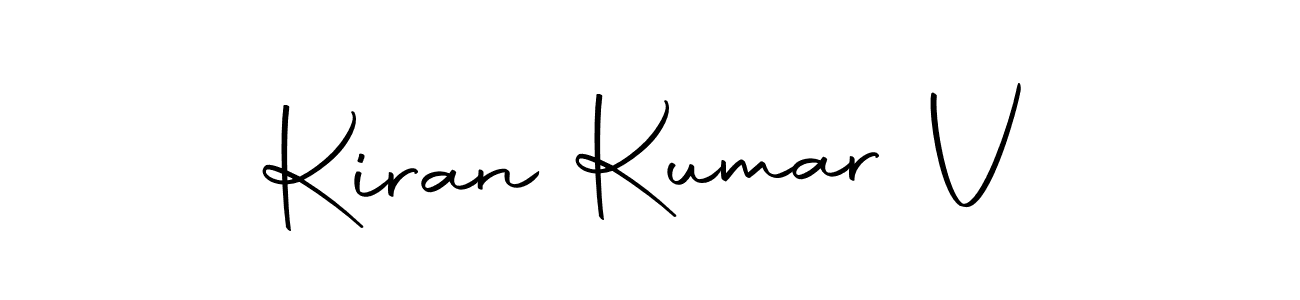 if you are searching for the best signature style for your name Kiran Kumar V. so please give up your signature search. here we have designed multiple signature styles  using Autography-DOLnW. Kiran Kumar V signature style 10 images and pictures png