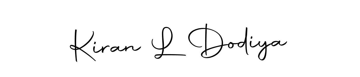 Kiran L Dodiya stylish signature style. Best Handwritten Sign (Autography-DOLnW) for my name. Handwritten Signature Collection Ideas for my name Kiran L Dodiya. Kiran L Dodiya signature style 10 images and pictures png