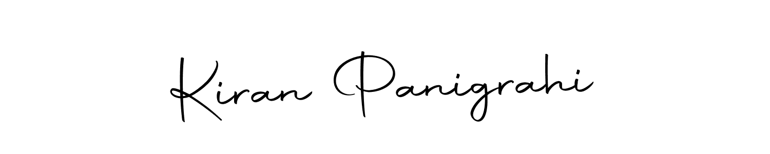 How to make Kiran Panigrahi name signature. Use Autography-DOLnW style for creating short signs online. This is the latest handwritten sign. Kiran Panigrahi signature style 10 images and pictures png