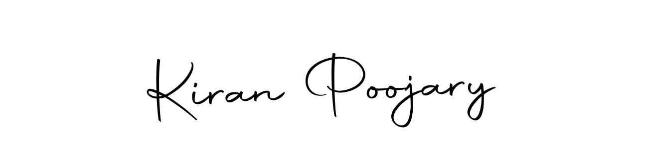 Design your own signature with our free online signature maker. With this signature software, you can create a handwritten (Autography-DOLnW) signature for name Kiran Poojary. Kiran Poojary signature style 10 images and pictures png