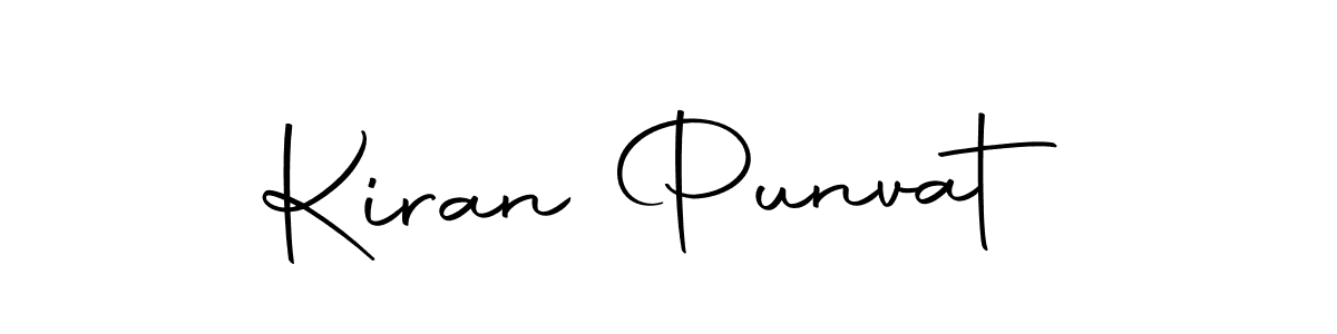 Kiran Punvat stylish signature style. Best Handwritten Sign (Autography-DOLnW) for my name. Handwritten Signature Collection Ideas for my name Kiran Punvat. Kiran Punvat signature style 10 images and pictures png