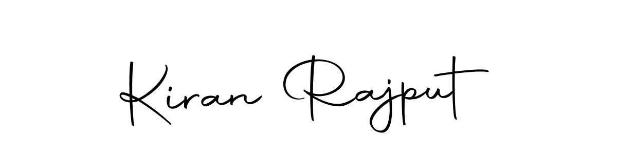 Use a signature maker to create a handwritten signature online. With this signature software, you can design (Autography-DOLnW) your own signature for name Kiran Rajput. Kiran Rajput signature style 10 images and pictures png