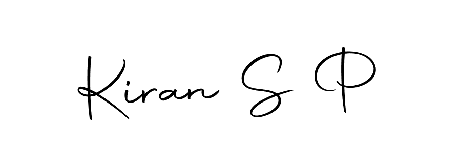 It looks lik you need a new signature style for name Kiran S P. Design unique handwritten (Autography-DOLnW) signature with our free signature maker in just a few clicks. Kiran S P signature style 10 images and pictures png