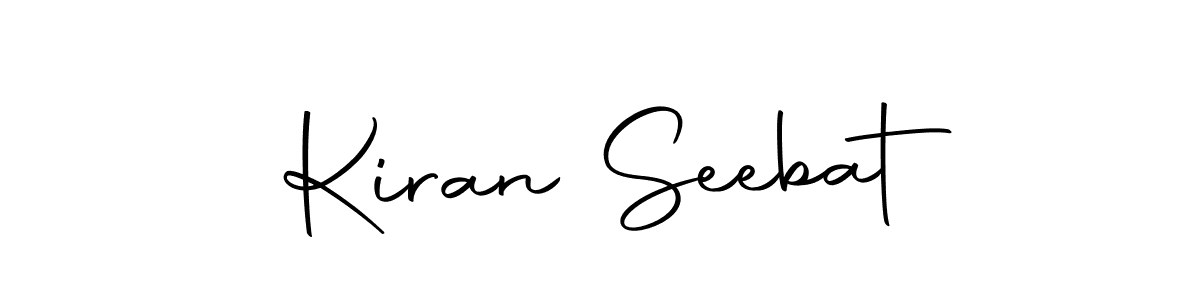 Kiran Seebat stylish signature style. Best Handwritten Sign (Autography-DOLnW) for my name. Handwritten Signature Collection Ideas for my name Kiran Seebat. Kiran Seebat signature style 10 images and pictures png