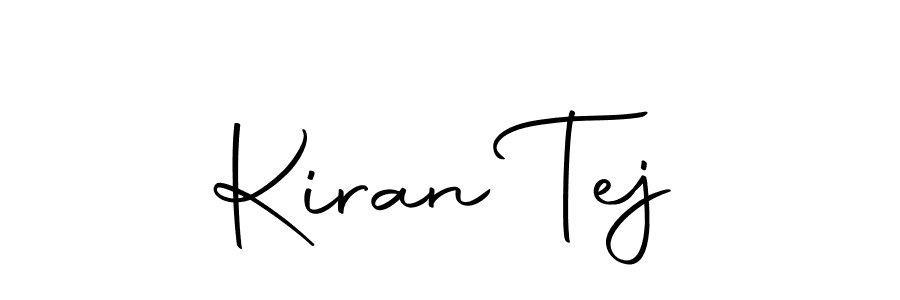 Similarly Autography-DOLnW is the best handwritten signature design. Signature creator online .You can use it as an online autograph creator for name Kiran Tej. Kiran Tej signature style 10 images and pictures png