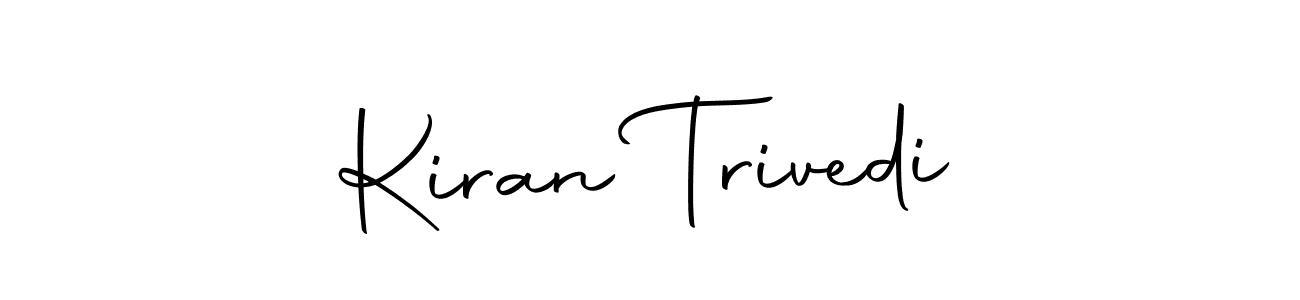 Make a beautiful signature design for name Kiran Trivedi. With this signature (Autography-DOLnW) style, you can create a handwritten signature for free. Kiran Trivedi signature style 10 images and pictures png