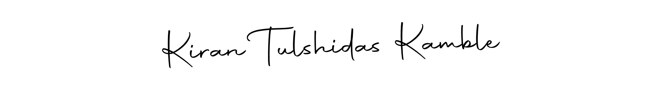 Make a beautiful signature design for name Kiran Tulshidas Kamble. Use this online signature maker to create a handwritten signature for free. Kiran Tulshidas Kamble signature style 10 images and pictures png