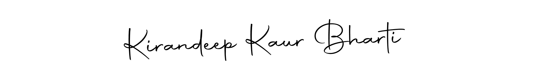 It looks lik you need a new signature style for name Kirandeep Kaur Bharti. Design unique handwritten (Autography-DOLnW) signature with our free signature maker in just a few clicks. Kirandeep Kaur Bharti signature style 10 images and pictures png