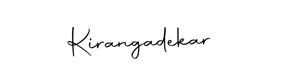 Similarly Autography-DOLnW is the best handwritten signature design. Signature creator online .You can use it as an online autograph creator for name Kirangadekar. Kirangadekar signature style 10 images and pictures png