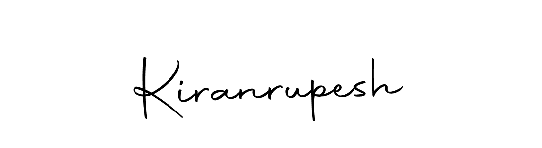 Create a beautiful signature design for name Kiranrupesh. With this signature (Autography-DOLnW) fonts, you can make a handwritten signature for free. Kiranrupesh signature style 10 images and pictures png