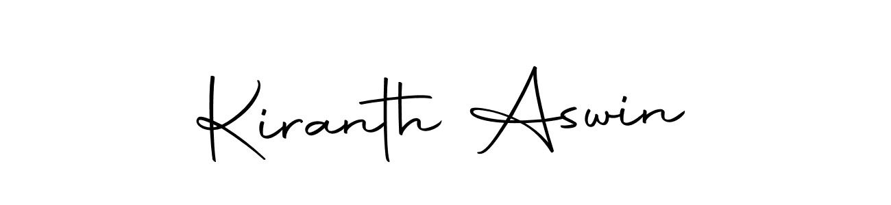 This is the best signature style for the Kiranth Aswin name. Also you like these signature font (Autography-DOLnW). Mix name signature. Kiranth Aswin signature style 10 images and pictures png