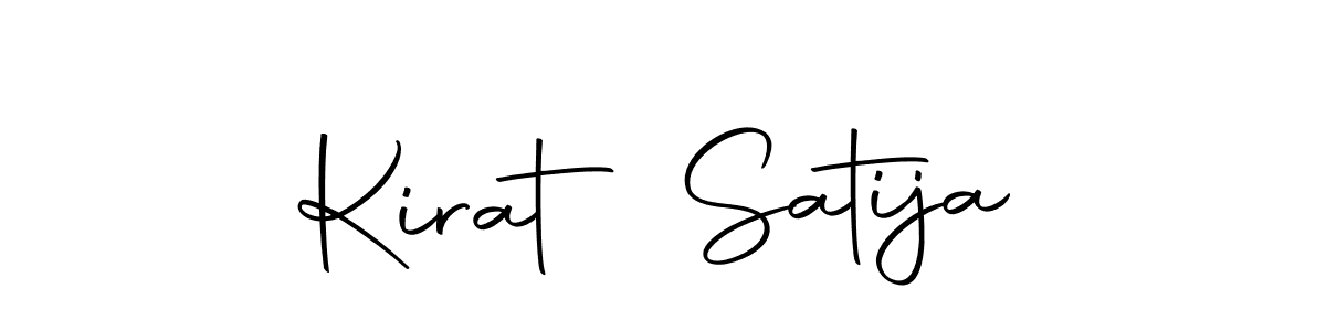 You can use this online signature creator to create a handwritten signature for the name Kirat Satija. This is the best online autograph maker. Kirat Satija signature style 10 images and pictures png