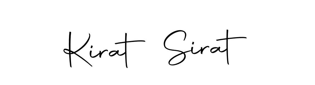 Make a beautiful signature design for name Kirat Sirat. With this signature (Autography-DOLnW) style, you can create a handwritten signature for free. Kirat Sirat signature style 10 images and pictures png