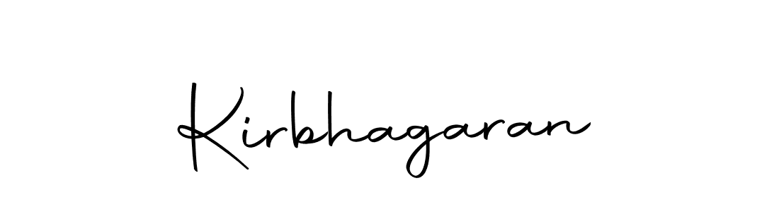 Make a beautiful signature design for name Kirbhagaran. With this signature (Autography-DOLnW) style, you can create a handwritten signature for free. Kirbhagaran signature style 10 images and pictures png