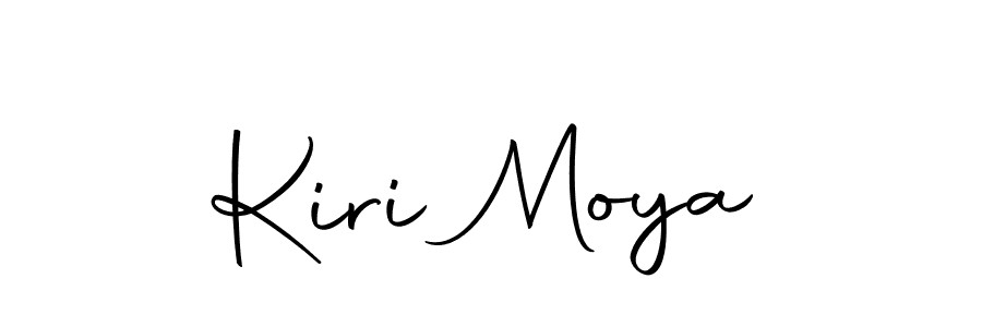 Make a beautiful signature design for name Kiri Moya. With this signature (Autography-DOLnW) style, you can create a handwritten signature for free. Kiri Moya signature style 10 images and pictures png