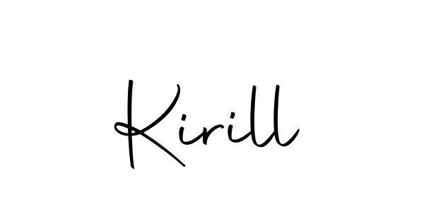 Make a beautiful signature design for name Kirill. With this signature (Autography-DOLnW) style, you can create a handwritten signature for free. Kirill signature style 10 images and pictures png