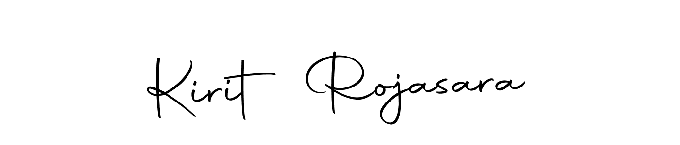 Make a beautiful signature design for name Kirit Rojasara. With this signature (Autography-DOLnW) style, you can create a handwritten signature for free. Kirit Rojasara signature style 10 images and pictures png