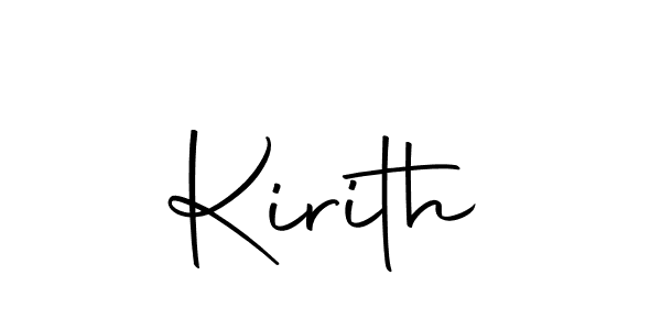 How to make Kirith signature? Autography-DOLnW is a professional autograph style. Create handwritten signature for Kirith name. Kirith signature style 10 images and pictures png