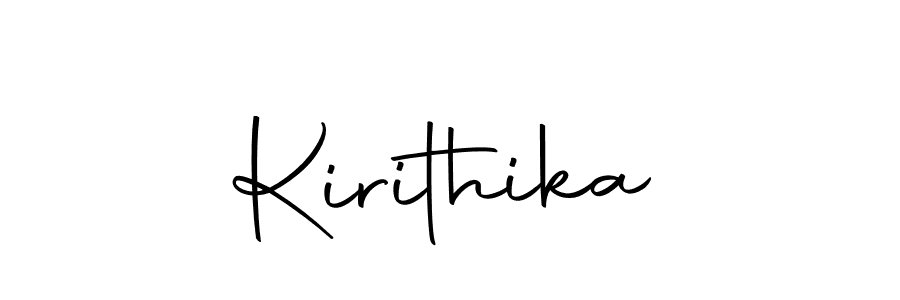 Use a signature maker to create a handwritten signature online. With this signature software, you can design (Autography-DOLnW) your own signature for name Kirithika. Kirithika signature style 10 images and pictures png