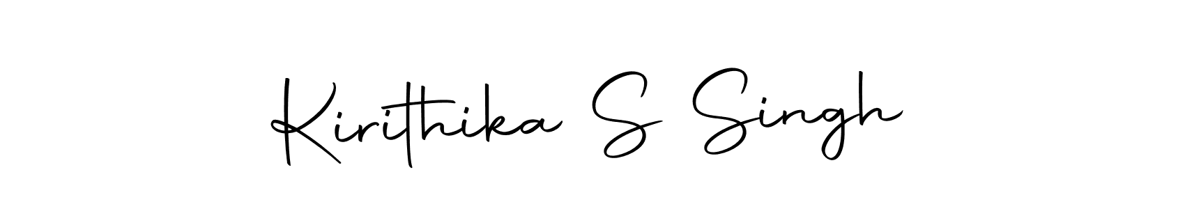 Kirithika S Singh stylish signature style. Best Handwritten Sign (Autography-DOLnW) for my name. Handwritten Signature Collection Ideas for my name Kirithika S Singh. Kirithika S Singh signature style 10 images and pictures png