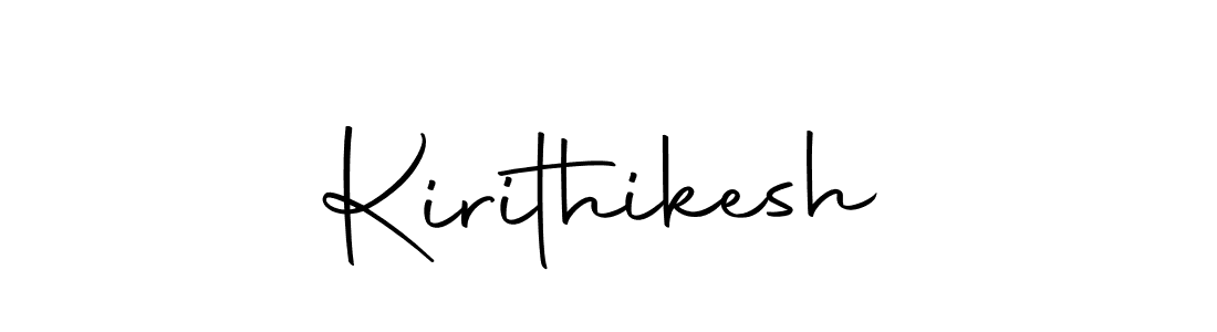 Design your own signature with our free online signature maker. With this signature software, you can create a handwritten (Autography-DOLnW) signature for name Kirithikesh. Kirithikesh signature style 10 images and pictures png