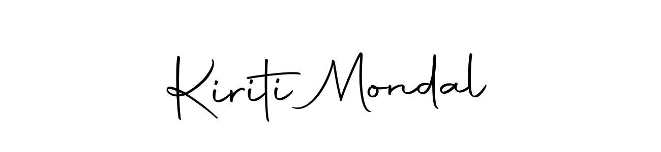Design your own signature with our free online signature maker. With this signature software, you can create a handwritten (Autography-DOLnW) signature for name Kiriti Mondal. Kiriti Mondal signature style 10 images and pictures png