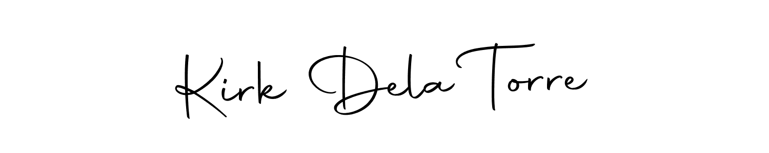 Kirk Dela Torre stylish signature style. Best Handwritten Sign (Autography-DOLnW) for my name. Handwritten Signature Collection Ideas for my name Kirk Dela Torre. Kirk Dela Torre signature style 10 images and pictures png