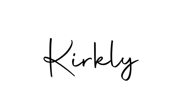 Make a beautiful signature design for name Kirkly. With this signature (Autography-DOLnW) style, you can create a handwritten signature for free. Kirkly signature style 10 images and pictures png