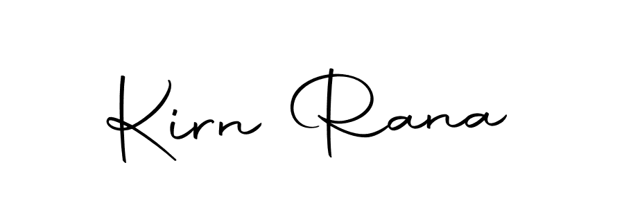 Similarly Autography-DOLnW is the best handwritten signature design. Signature creator online .You can use it as an online autograph creator for name Kirn Rana. Kirn Rana signature style 10 images and pictures png