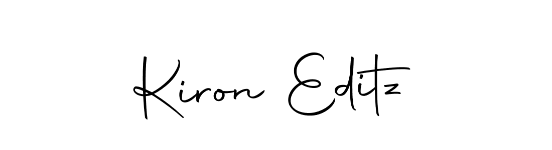 Make a beautiful signature design for name Kiron Editz. With this signature (Autography-DOLnW) style, you can create a handwritten signature for free. Kiron Editz signature style 10 images and pictures png