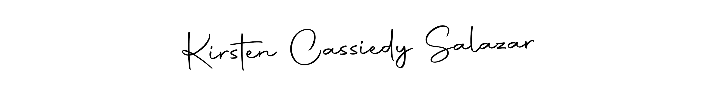 Also You can easily find your signature by using the search form. We will create Kirsten Cassiedy Salazar name handwritten signature images for you free of cost using Autography-DOLnW sign style. Kirsten Cassiedy Salazar signature style 10 images and pictures png