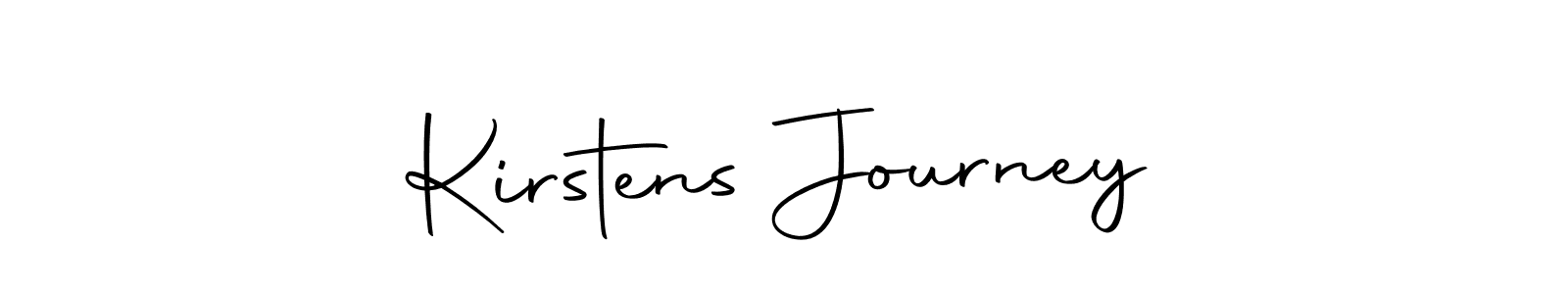 Make a beautiful signature design for name Kirstens Journey. Use this online signature maker to create a handwritten signature for free. Kirstens Journey signature style 10 images and pictures png