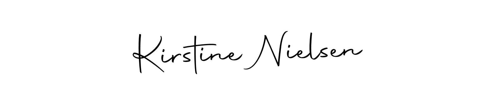 Make a beautiful signature design for name Kirstine Nielsen. Use this online signature maker to create a handwritten signature for free. Kirstine Nielsen signature style 10 images and pictures png