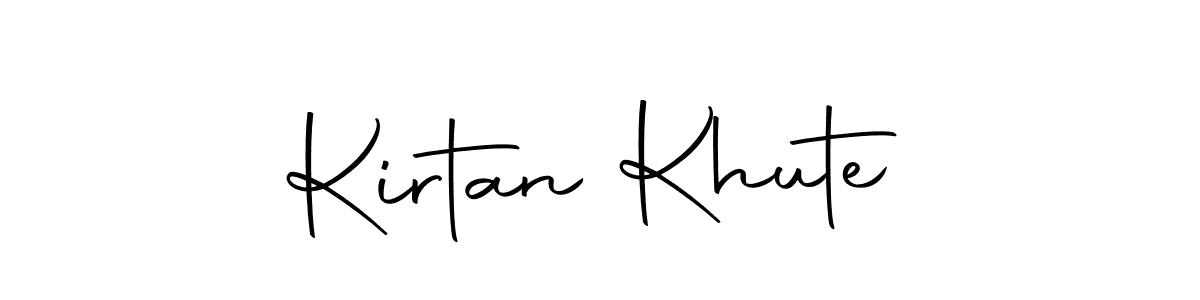 How to make Kirtan Khute name signature. Use Autography-DOLnW style for creating short signs online. This is the latest handwritten sign. Kirtan Khute signature style 10 images and pictures png