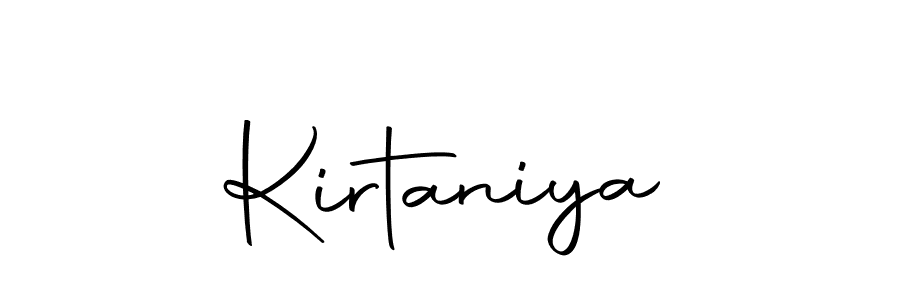 Create a beautiful signature design for name Kirtaniya. With this signature (Autography-DOLnW) fonts, you can make a handwritten signature for free. Kirtaniya signature style 10 images and pictures png