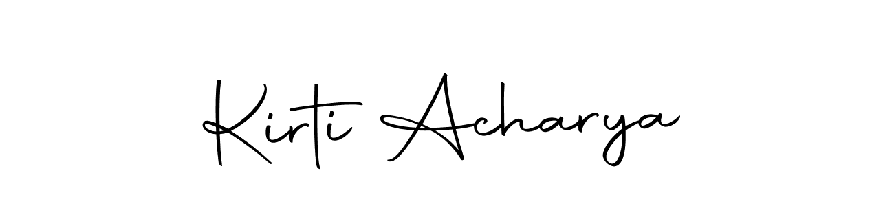 Also You can easily find your signature by using the search form. We will create Kirti Acharya name handwritten signature images for you free of cost using Autography-DOLnW sign style. Kirti Acharya signature style 10 images and pictures png