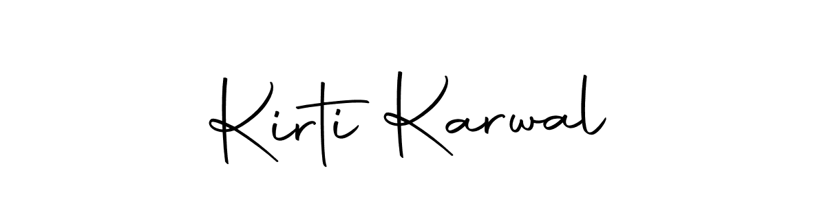 Design your own signature with our free online signature maker. With this signature software, you can create a handwritten (Autography-DOLnW) signature for name Kirti Karwal. Kirti Karwal signature style 10 images and pictures png