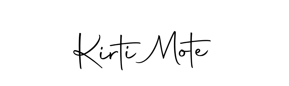 Similarly Autography-DOLnW is the best handwritten signature design. Signature creator online .You can use it as an online autograph creator for name Kirti Mote. Kirti Mote signature style 10 images and pictures png