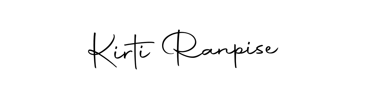 Make a beautiful signature design for name Kirti Ranpise. With this signature (Autography-DOLnW) style, you can create a handwritten signature for free. Kirti Ranpise signature style 10 images and pictures png