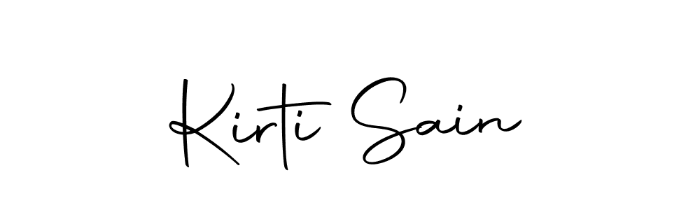 Make a short Kirti Sain signature style. Manage your documents anywhere anytime using Autography-DOLnW. Create and add eSignatures, submit forms, share and send files easily. Kirti Sain signature style 10 images and pictures png
